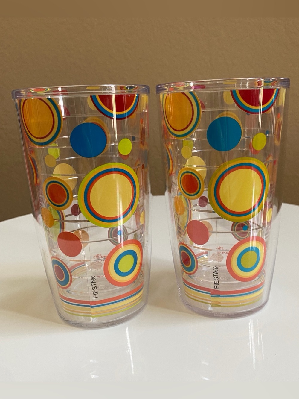 EUC Tervis Fiesta cup 16 oz